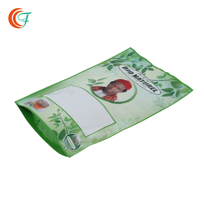 গিফট টি জিপার প্লাস্টিক ফুড পাউচ 0.065mm 0.13mm কাস্টমাইজ কালার